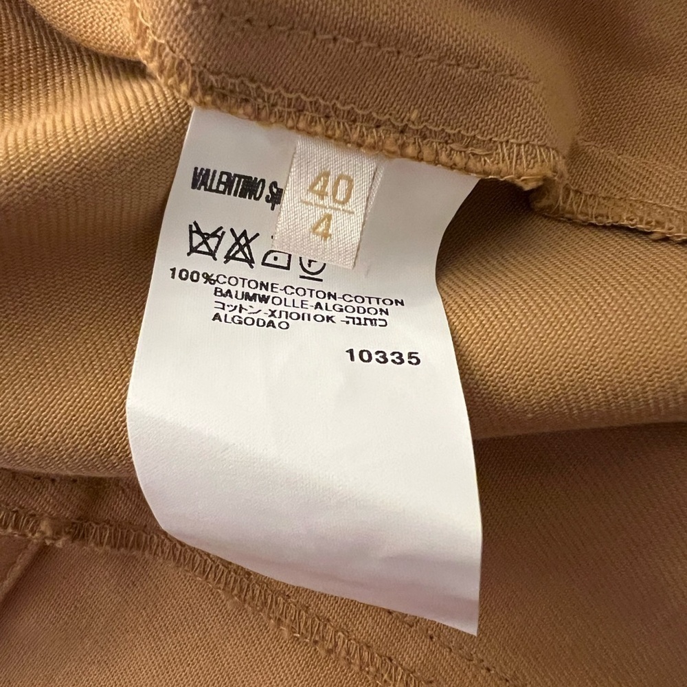 Valentino Women's Brown Blazer with Ruffle Detail - Picture 5 of 8